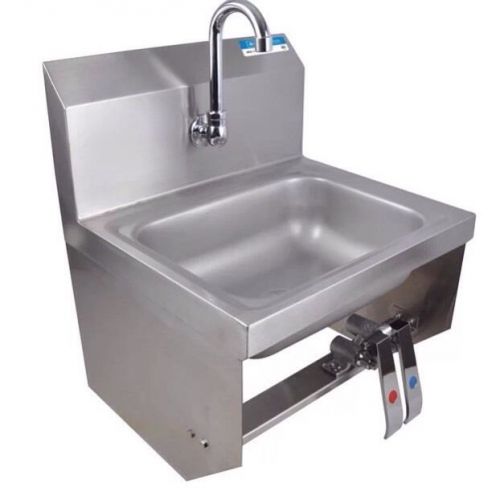Commercial Kitchen Stainless Steel Knee Operated Hand Sink New