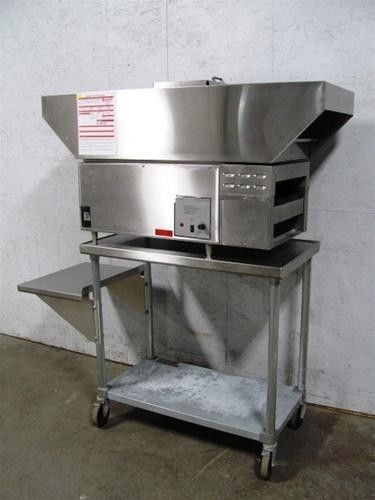 Holman conveyor oven w/ new belt and hood mm14 for sale