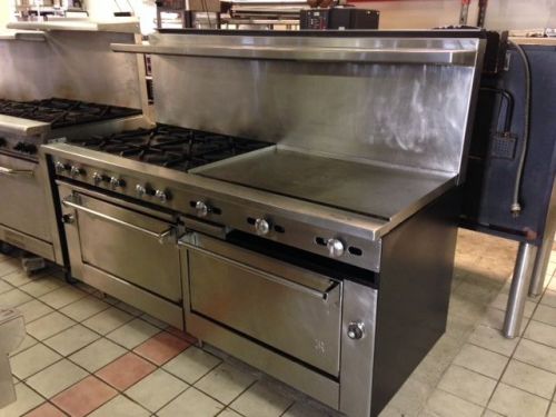 Jade 72&#034; range 6burner with 36&#034; gridlle and two ovens for sale