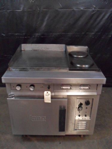 Lang IF6S electric range with 2 burners 24&#034; griddle &amp; convection oven