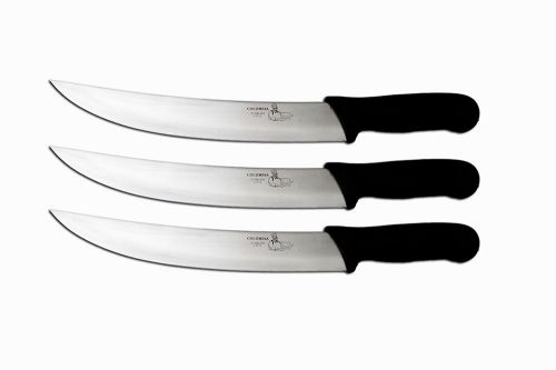 3 Columbia Cutlery 10&#034; Cimitar, Cimiter Steak Knives- Brand New and Very Sharp!