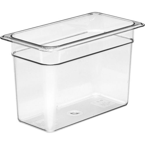 Cambro 1/3 gn food pan, 8&#034; deep, 6pk clear 38cw-135 for sale