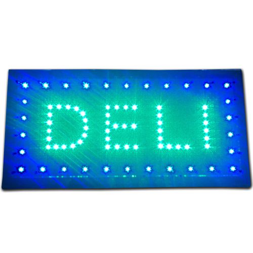 Deli sandwich shop animated LED Sign light subs bakery cafe neon restaurant open
