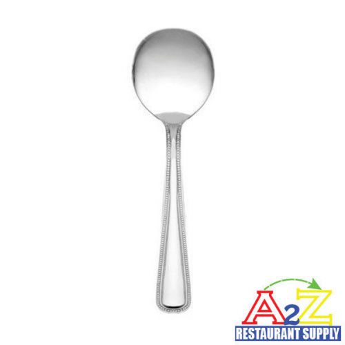 48 pcs restaurant quality stainless steel bouillon spoon flatware jewel for sale