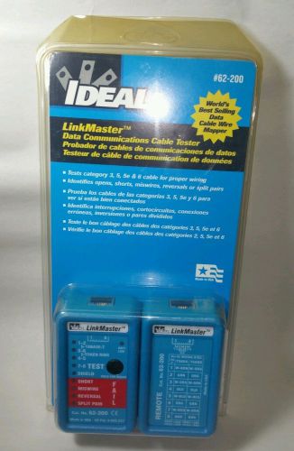 IDEAL LINKMASTER 62-200 Data Communications Cable Tester, Blue.