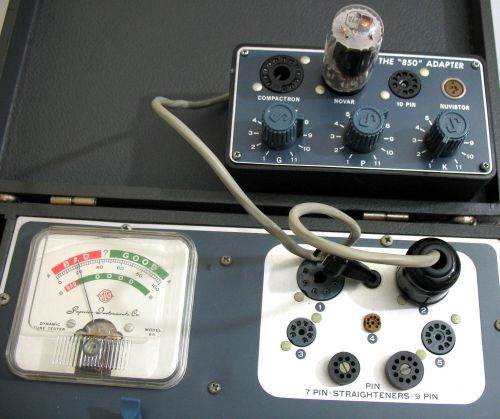 Superior instruments sico model 85 tube tester + adapter + manual + charts vgc for sale