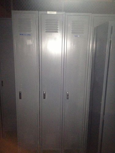 Lyon metal grey lockers used for sale