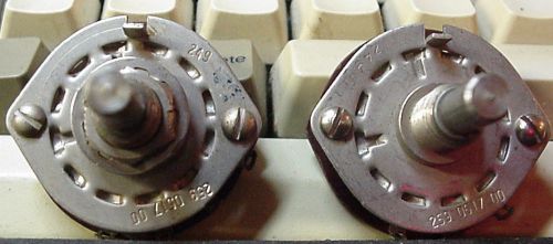 Rotary Switches 259-0517-00 Lot of 2 NOS SP3T