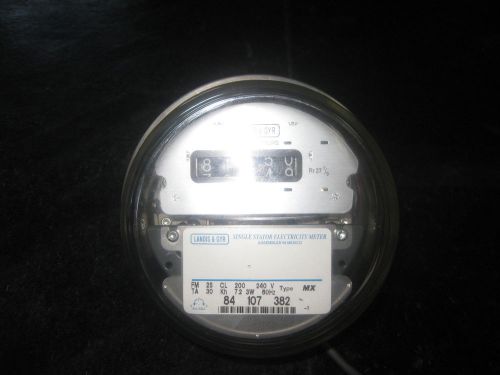 Landis &amp; gyr: watthour meter; type mx 7.2kh for sale