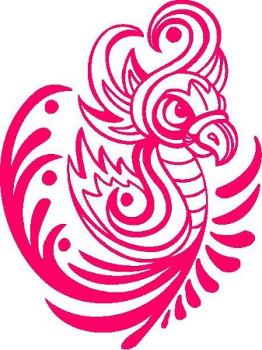 30 Custom Tribal Pink Parrot Personalized Address Labels