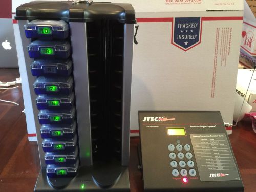 Complete JTech Restaurant or Medical Paging System with 10 pagers