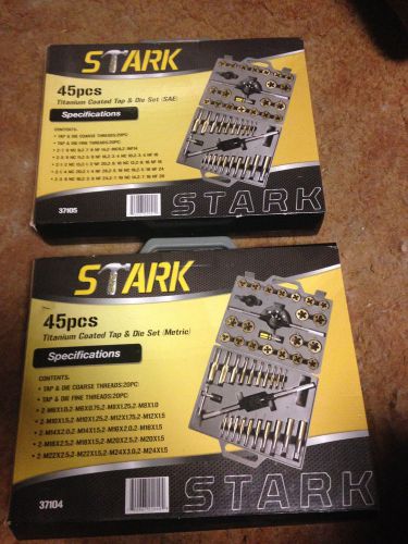 Stark 90Pcs SAE, Metric Titanium Alloy Tap and Die Set 37104,05 Lowered Price!!