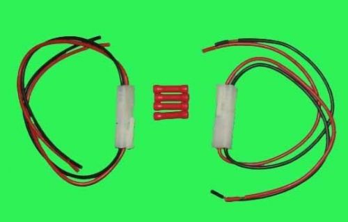 (5) PKG Molex Type Connectors &amp; 4 butt connectors - #16 AWG copper wire - Nylon