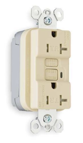 4 hubbell gf20alla electrical receptacle 20a almond for sale