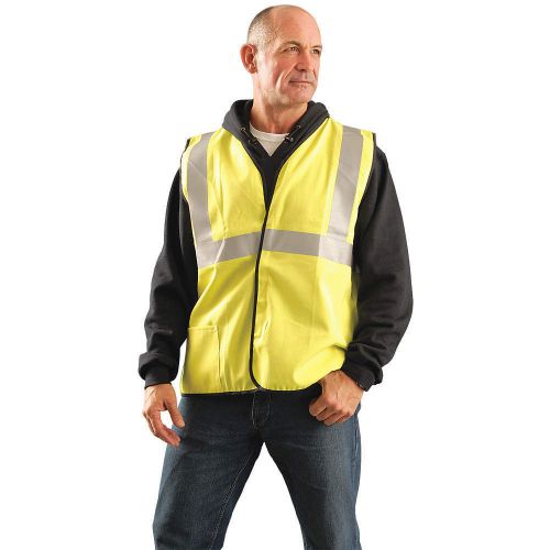 High Visibility Vest, Class 2, XL, Yellow LUX-SSCGFR-YXL