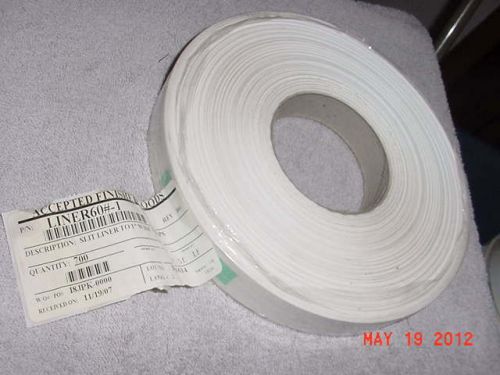 **NEW** 700&#039; ROLL SLIT LINER LINER60#1 1&#034; WIDE **FREE SAME DAY SHIPPING USA**