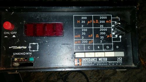 ESI 252 Impedance meter like HP Digibridge