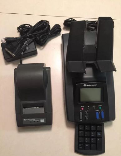 Tellermate Money scale Cash and Coin counter w/ Printer A/C adapter And KeyPad