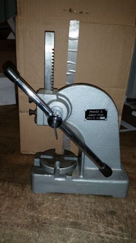 Phase ii hand manual arbor press 1/2 ton model # 260-100 for sale