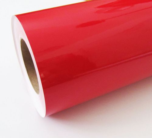 24&#034; X 10ft Gloss Red Sign Cutting Vinyl Comp-u-cut by General Formulations