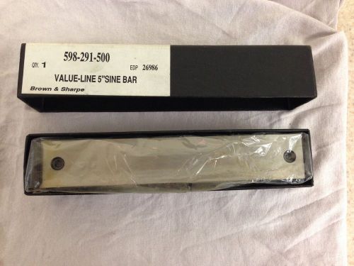 Brown &amp; sharpe - 5&#034; sine bar - 598-291-500 for sale