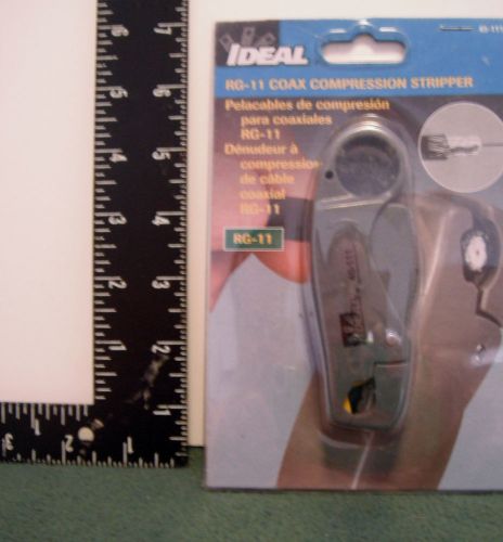 Ideal 45-111 cable stripper; for rg-11 comp. connectors (89-211, 89-1211), new for sale