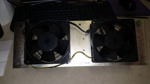 Fanuc Fan Assembly, Dual Fans, A02B-0047-C908, 200V, Used