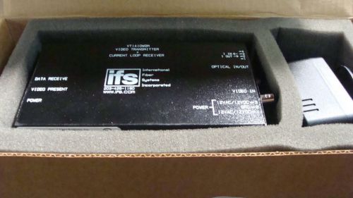 IFS VT1410WDM Video Transmitter with One-way Current Loop