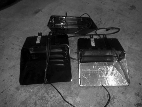 (3) Three Whelen Dash King DKPSS-RB Dual Strobe light