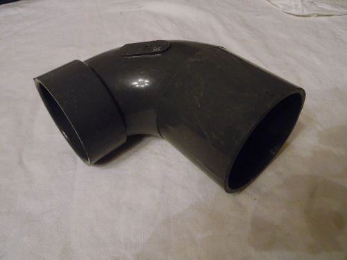 Lasco pvc pipe fitting, 90 degree elbow, schedule 80, 3&#034;  into 4&#034; slip for sale