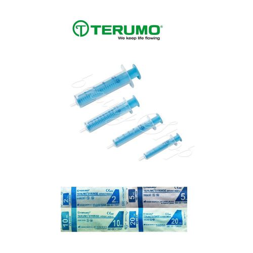 20ml Terumo 2-part Medical Sterile Syringes 6% Luer / Packs of 10 / CE Marked