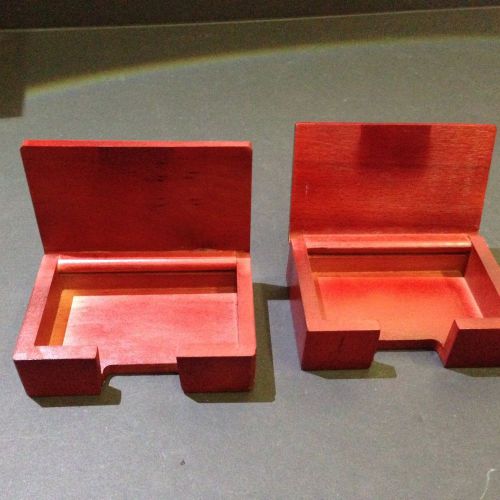 Box of 20 pieces of the rosewood made business card holder