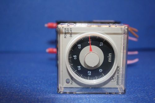 OMRON TIMERS   H3CR-H8L, WITH BASE, WORKING