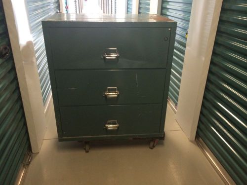 Fireking 3-3822-c 3 drawer lateral fireproof file cabinet - medeco lock 2 keys for sale