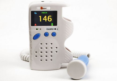 2015 new fetal doppler 3mhz w color lcd back light &amp; heart beat waveform for sale