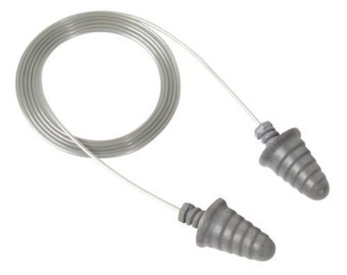 3M P1301 Skull Screws Corded Earplugs (120 Pr/Box), NRR 32