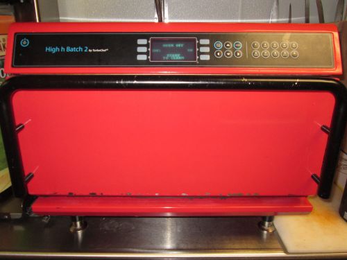 Turbochef high h batch 2 rapid cook oven, red for sale