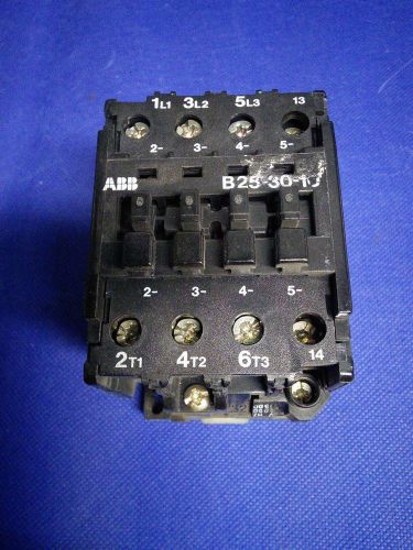 ABB SIZE 1 CONTACTOR CAT# B25-30-10 120VCOIL 3PH 600V 10HP 27A