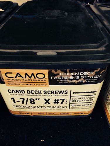 CAMO Marksman Screws 1-7/8&#034; X #7 Hidden Deck Fasteners 1750 ct / 500 sqft 345119