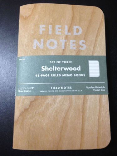 Field Notes Brand Notebook Colors : Shelterwoods Edition