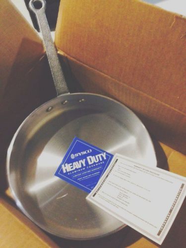 New in Box Saute Pan Heavy Duty 3Qt Aluminium with Plated Handle SYSCO Brand