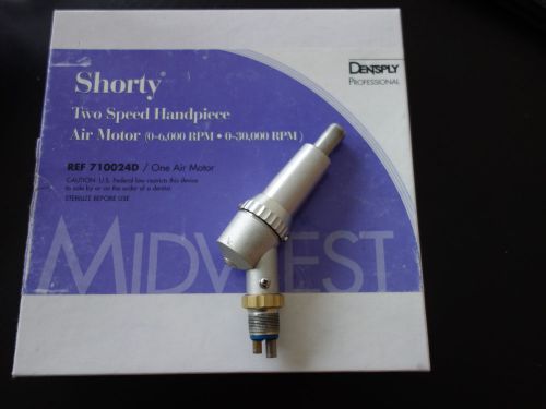 Dentsply Midwest Shorty Two Speed Handpiece Air Motor 710024D