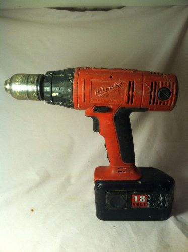 Milwaukee 18 V Volt Drill Cordless 1/2&#034; Heavy Duty Hammer