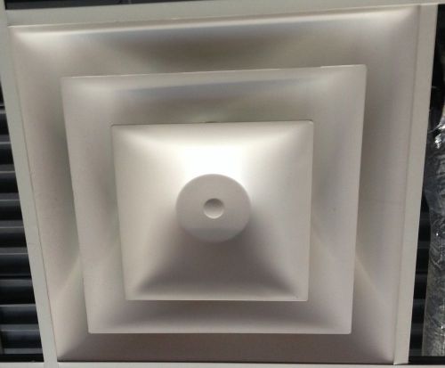 2X2 Ceiling Diffuser, 24&#034; X 24&#034;, 2 Cone,White,for Drop Ceiling, (more avail)
