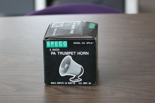 Speco pa trumpet horn spc-8 for sale