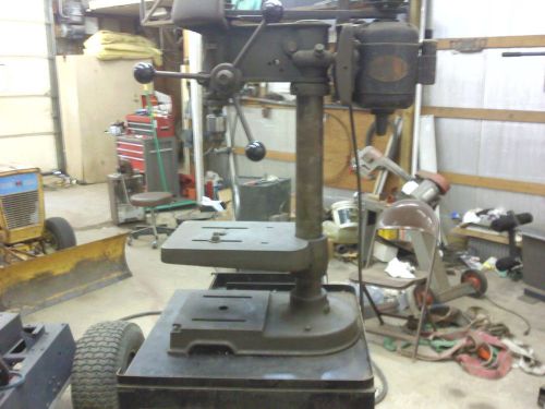 drill press walker turner with table/stand drawer for drill bits