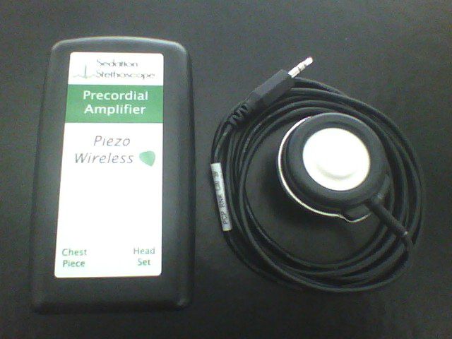 Rechargeable sedation resource piezo wireless bluetooth stethoscope for sale