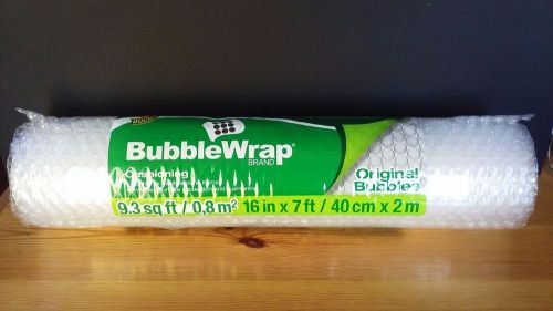 BUBBLE WRAP - 9.3  sq ft - Small Bubbles - Perforated  - Duck Brand