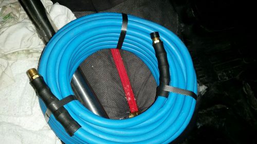 100% rubber  quarter inch hose very light and flexible great quality 50 feet
