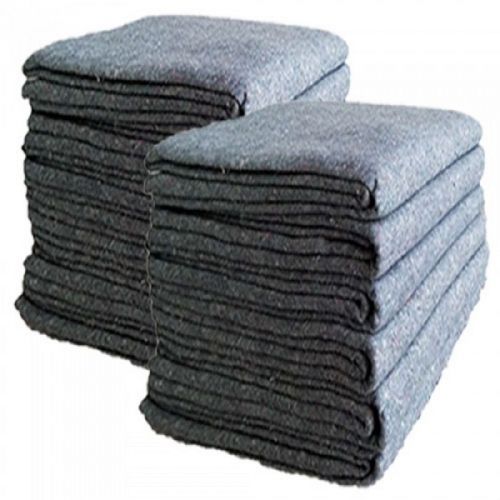 24 textile moving blankets 54x72&#034; excellent professional quality 1.66lbs each for sale